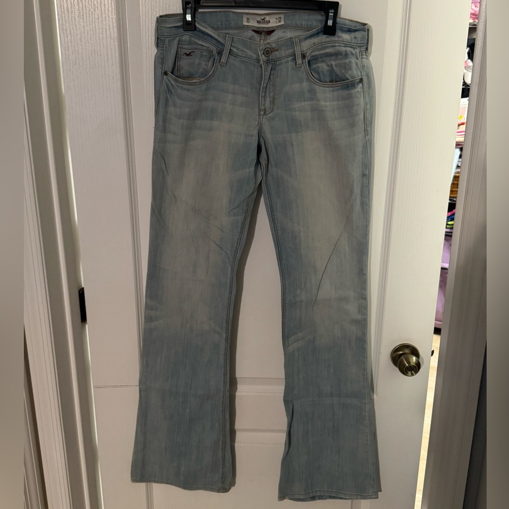 Hollister Light Wash Flare Jeans